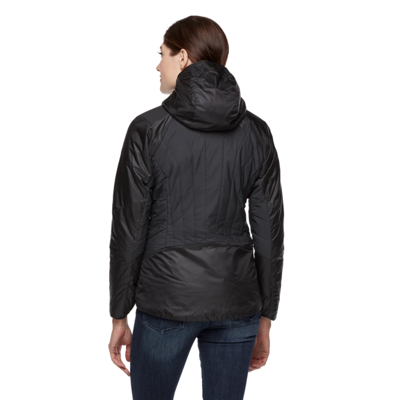 Black Diamond Manteau Isolé À Capuchon Vision Hybrid Femme 4 Black Diamond Manteau Isolé À Capuchon Vision Hybrid Femme - Image 4