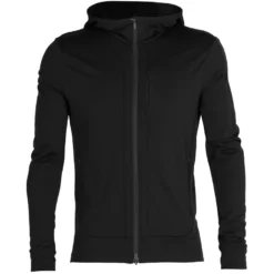 Icebreaker Haut à Capuche Et Glissière Quantum III - Hommes